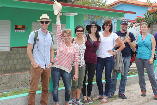 GPS alumni visiting Vinales, Cuba