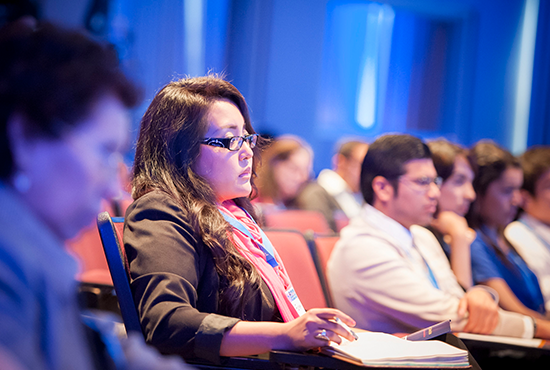 Students in GPS auditorium